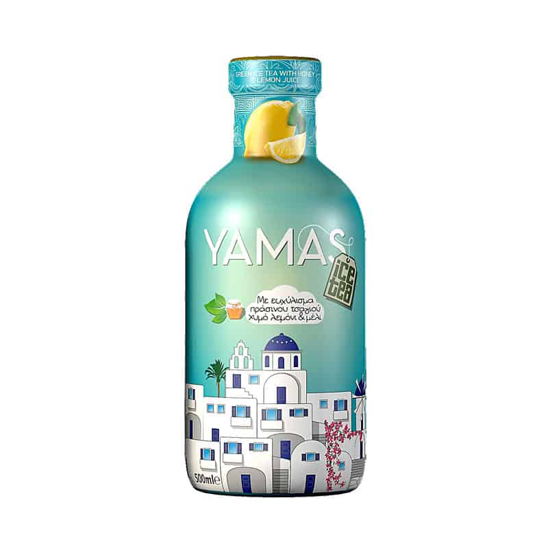 Yamas Green Tea w/ Lemon &amp; Honey 360ml