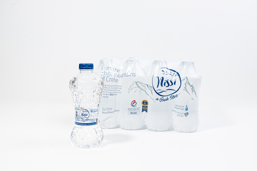 Nissi Greek Mountain Spring Water 330ml (12pc)