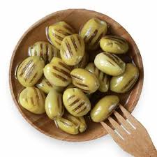 Grilled Greek Green Olives 100g