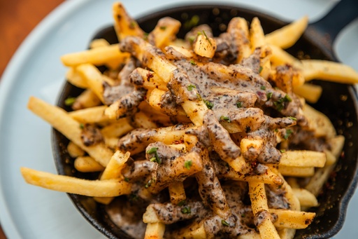 Black Truffle Cheese Potato Fries