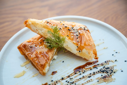 Feta Parcels with Honey & Sesame