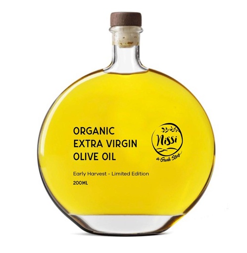 Nissi Organic Extra Virgin Olive Oil 200ml (Early Harvest )